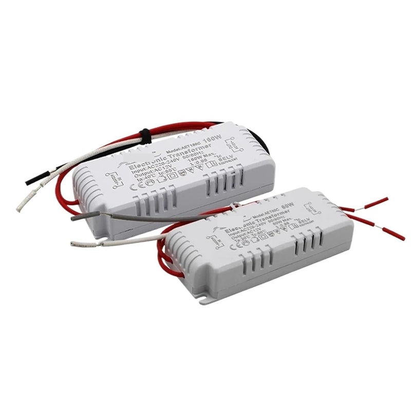 200W محول إلكتروني قابل للتعتيم من AC220V إلى AC12V لمصابيح الهالوجين الكريستالية G4 و G5 و 3 كوارتز - Image 2